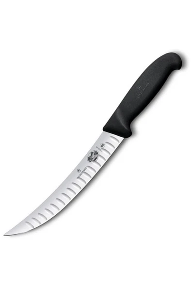 Victorinox 5.7223.20D 20cm Siyah Kavisli Kasap Bıçağı Kaydırmaz Sap