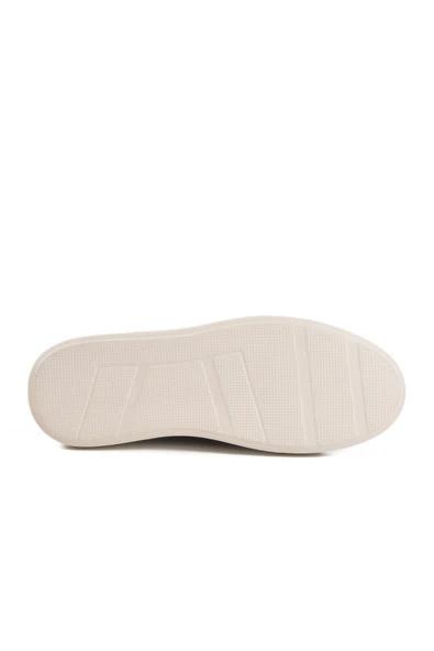 Aspor Siyah Hakiki Deri Erkek Casual Ayakkabı - Resim 5