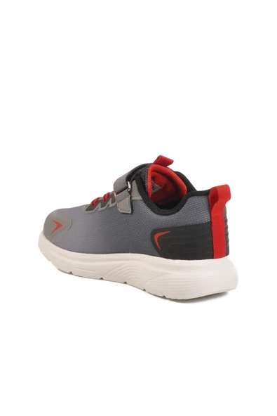 Aspor Siyah Cırtlı Unisex Çocuk Spor Ayakkabı - Resim 4