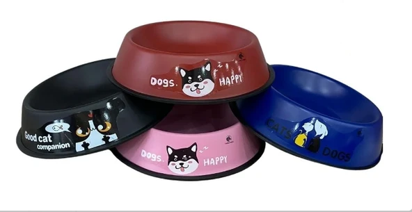 Pet Product avc-24 dg-1084 renkli çelik mama kabı 18cm ict