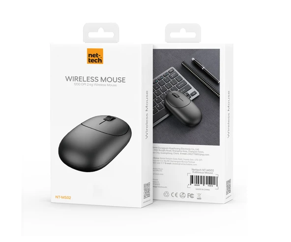Nettech NT-MS02 2.4G Kablosuz Mouse (Siyah) - 5