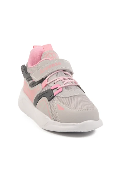 Aspor Buz Pembe Cırtlı Kız Çocuk Spor Ayakkabı - 3
