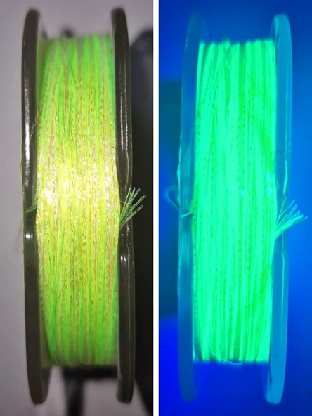 Eagenset Hazır Çapari Kombini Ultraviyole Uv Neon Sarı Makarada - 3