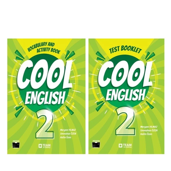 Team Elt 2. Sınıf Cool English Test Booklet ve Cool English Vocabulary and Activity Book Seti 2 Kitap