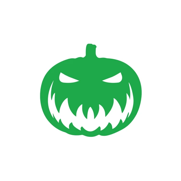 Bal Kabağı Araba Sticker 17x17 Cm Yeşil