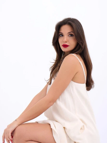 7339 ELBİSE-BEJ - 2