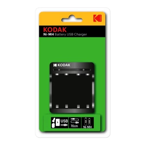 Kodak Usb-Pil Şarj Aleti Ni-Mh AA Kalem Pil - AAA İnce Kalem Pile uygun