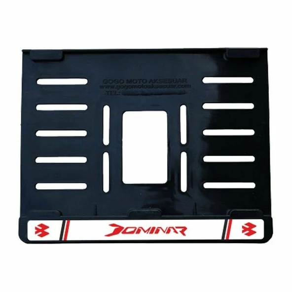 BAJAJ DOMİNAR UYUMLU 2 PLASTİK (15x24 cm) KIRILMAZ PLAKALIK - 1