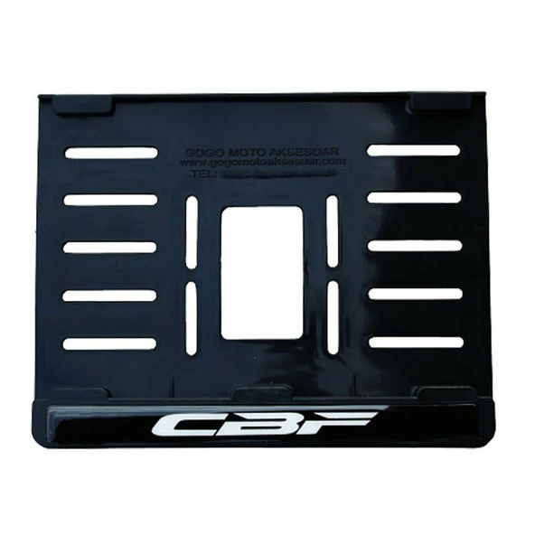 HONDA CBF UYUMLU 2 PLASTİK (15x24 cm) KIRILMAZ PLAKALIK - 1