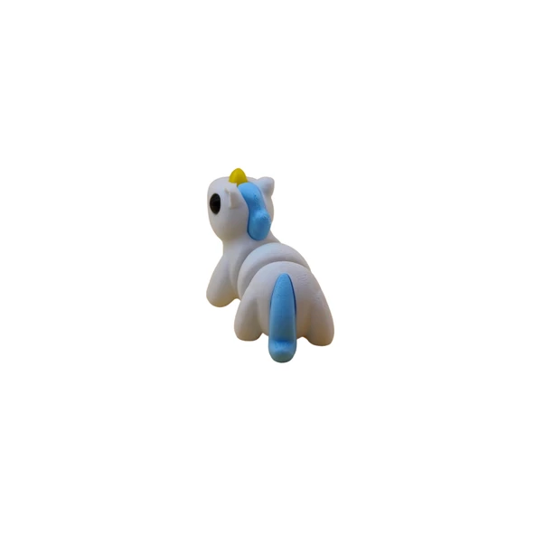 Unicorn Figür - Renkli 3D Dekoratif Oyuncak - 4