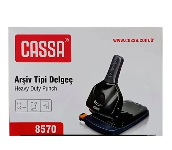 Cassa Arşiv Tipi Delgeç Siyah 65 Sayfa