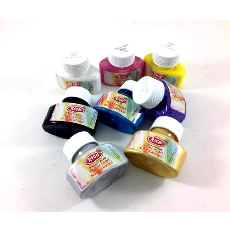 Metalik Kumaş Boyası 35 Cc Gümüş - 3 adet ürün görseli 1