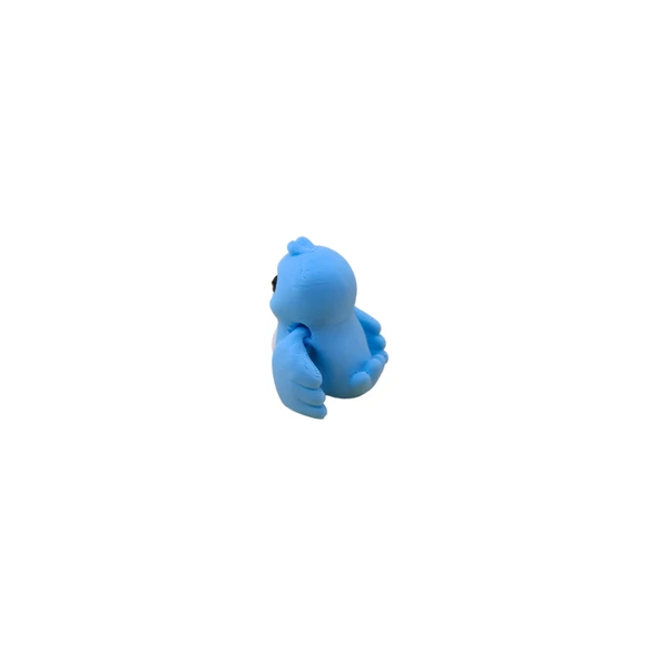 Mavi Aşk Kuşu - Aşk Temalı 3D Mini Figür - 5