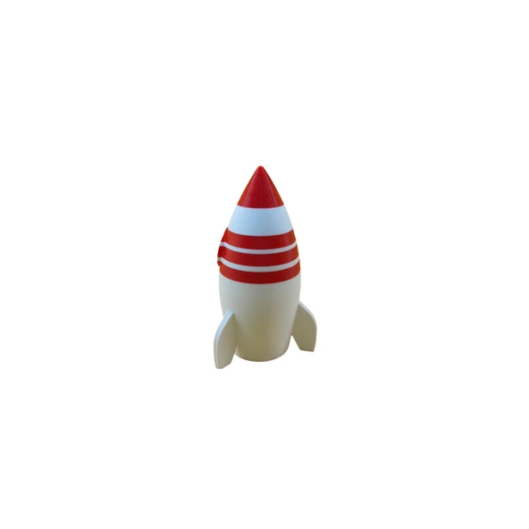 Roket - 3D Dekoratif Mini Figür - 3