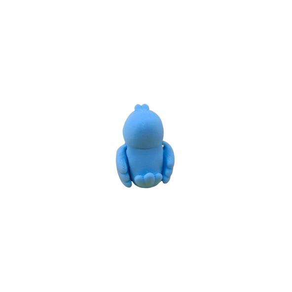 Mavi Aşk Kuşu - Aşk Temalı 3D Mini Figür - 4