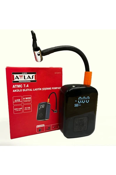Atlas TMC 7.4 Lastik Şişirme Akülü Dijital - 2