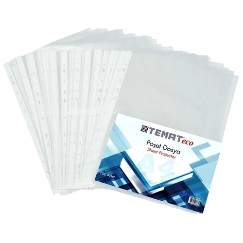 Temat Poşet Dosya A4 100Lü - 3 paket