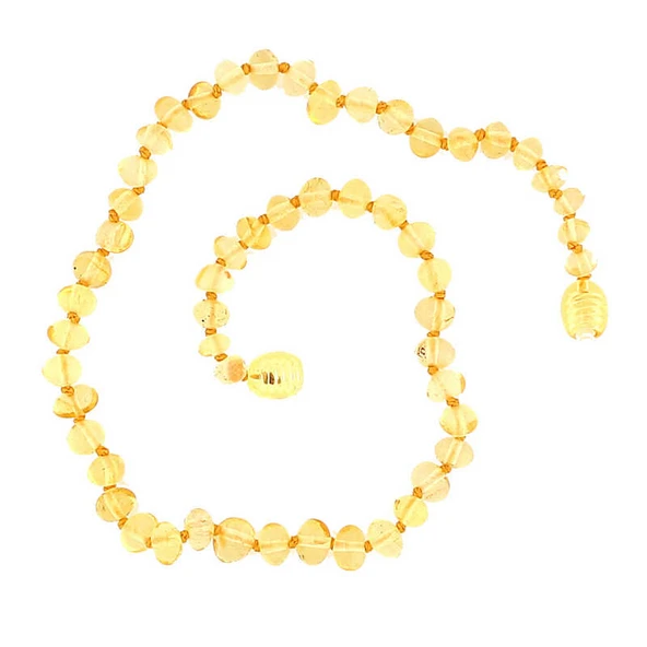 Bebek Damla Kehribar Diş Kolye - 3