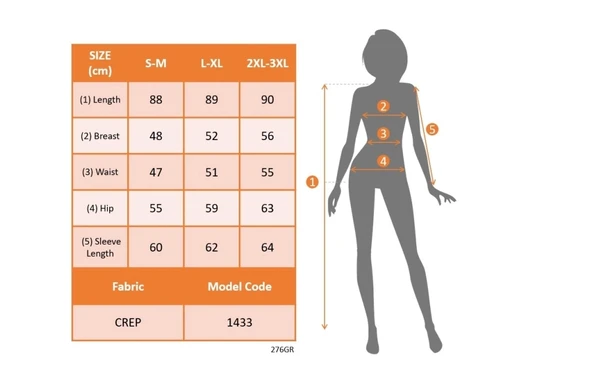 Kadın Uzun Kollu V Yakalı şeritli Tül Detaylı Ithal Krep Elbise - 7