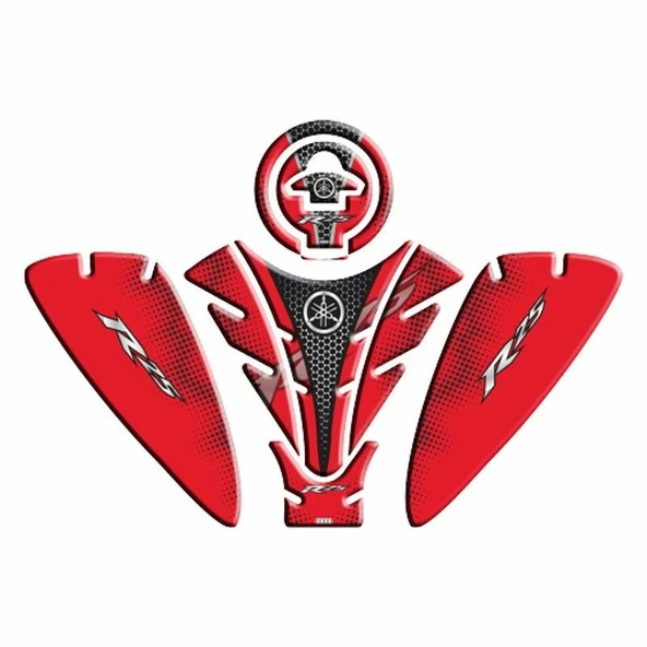 YAMAHA R25 2019 - 2024 UYUMLU TANK PAD SET 003 - 1