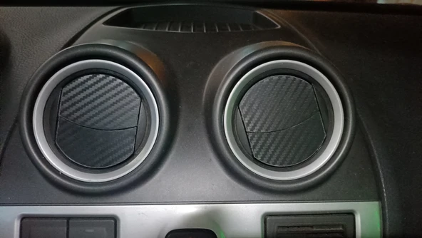 print studio Ford Fiesta MK6 Hava Menfezi Kanatları - Resim 2