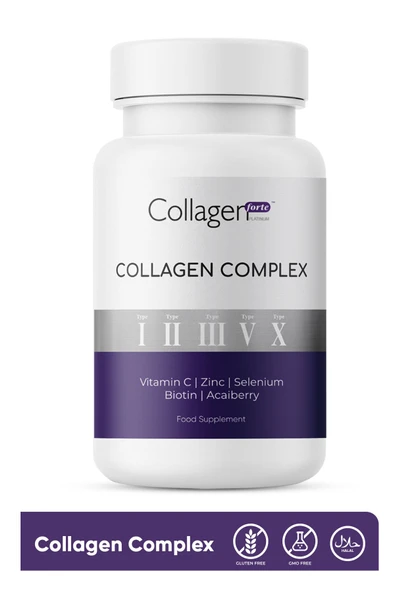 Collagen Forte Collagen Complex Tip 1,2,3,5,10 Kolajen Biotin Çinko 90 Tablet - 2