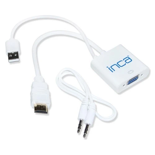 INCA IVTH-01 0.15metre HDMI-VGA (D) Görüntü Adaptörü Beyaz 1080p