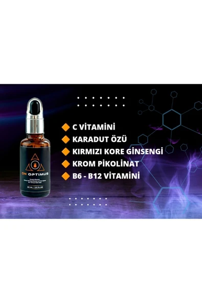 On Optimus Karadut Ekstresi,kırmızı Ginseng Ekstresi Ve Krom Içeren Sıvı Takviye Edici Gıda - Resim 3
