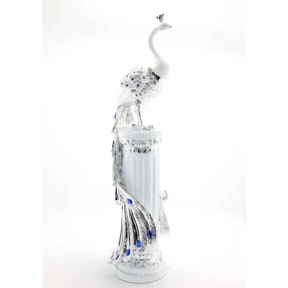 Polyester Tavuskuşu Figürü Biblo - Resim 2