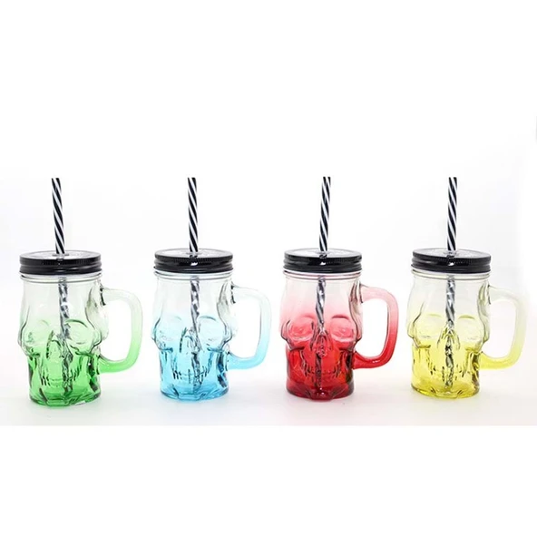 1 Adet Kurukafa Cam Kupa Bardak - Resim 2