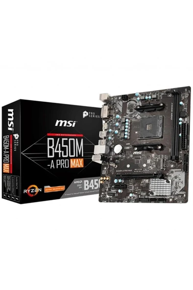 MSI B450M-A Pro Max AMD AM4 DDR4 Micro ATX Anakart Outlet