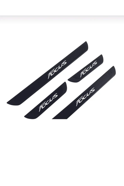 FORD FOCUS 2018 VE ÜZERİ MODELLER OLD KARBON KAPI EŞİĞİ 4 PARÇA KROM YAZILI - Resim 5