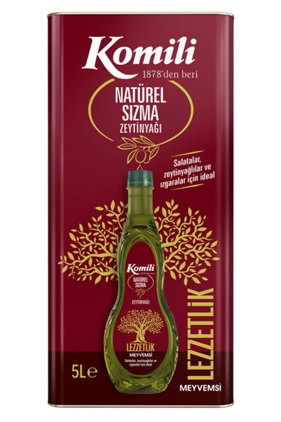 Komili Sızma Zeytinyağı Teneke 5 L
