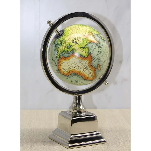 Dekoratif Dünya Küre Biblo - Resim 2