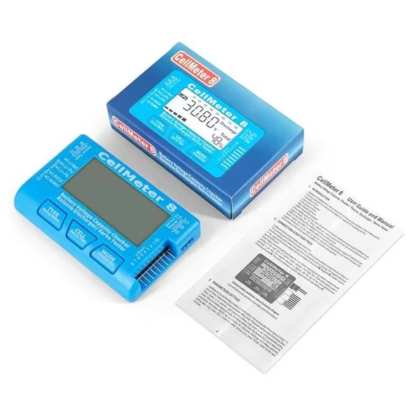 Powermaster PM-26959 Pil Kapasite Voltaj Test Cihazı RC 1-8S Lipo Lityum NIMH - 5