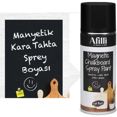 Afilli Manyetik+Kara Tahta Sprey Boyası 400ML