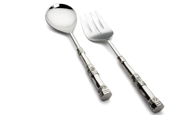 Mikasa Moor Shay Gümüş 2li Salata Servis Seti