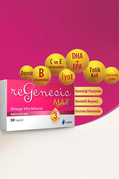 Regenesis MAX 30 Kapsül 3 Adet - Resim 2