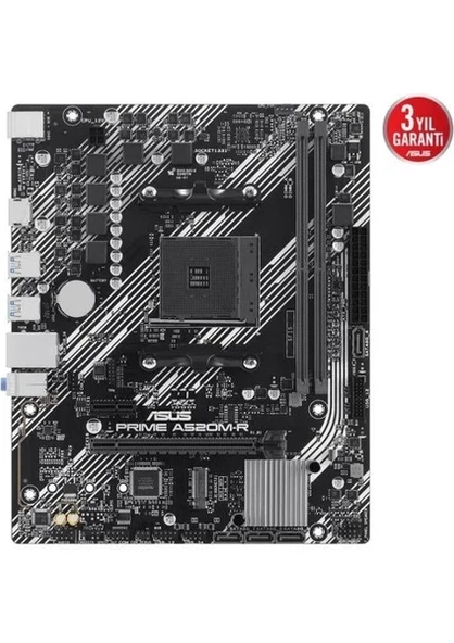 Asus Prıme A520M-R Amd A520 Am4 Ddr4 5100 HDMI M2 Usb3.2 Matx - 3
