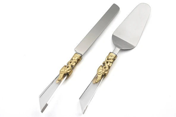 Mikasa Moor Gümüş Gold 2li Kek Servis Seti ürün görseli