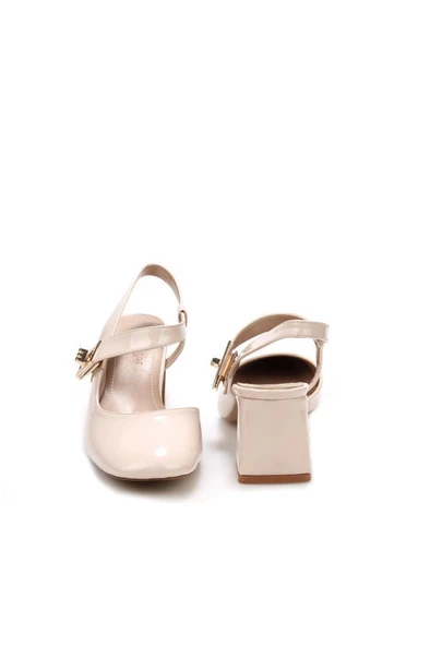 Pisagor Ps-32630 Kadın Arkası Açık Ayakkabı - Resim 4