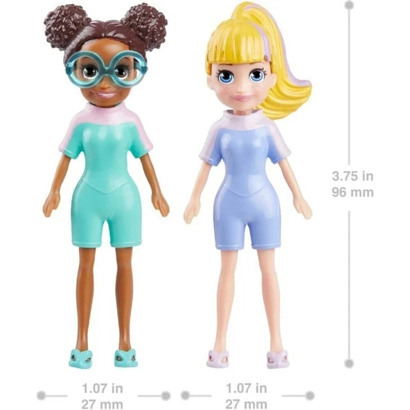 Polly Pocket ve Arkadaşları Farklı Moda Aksesuarları Oyun Setleri  HNF51 HRD61 - 3