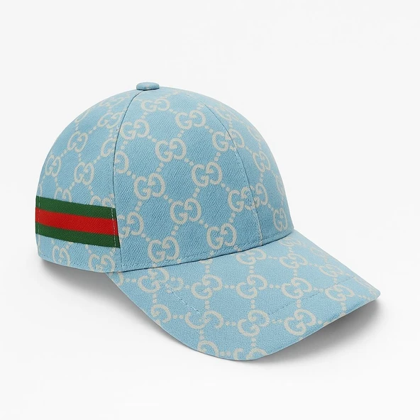 Extra kalite unisex GG şapka (açık mavi) - 2