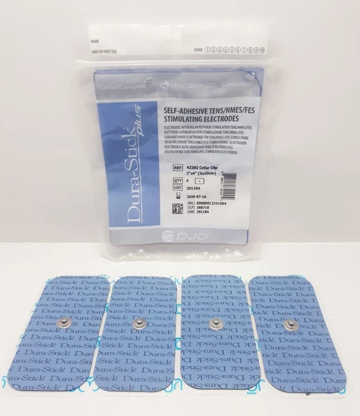 Chattanooga Durastick 5x10 cm Tek Çıtçıtlı Elektrod Pedi - 2