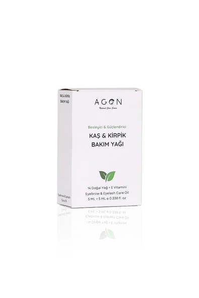 Agon Besleyici&Güçlendirici Doğal Kaş ve Kirpik Bakım Yağı - 4