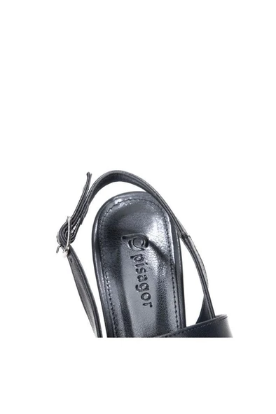 Pisagor Ps-32670 Kadın Arkası Açık Topuklu Ayakkabı - 9