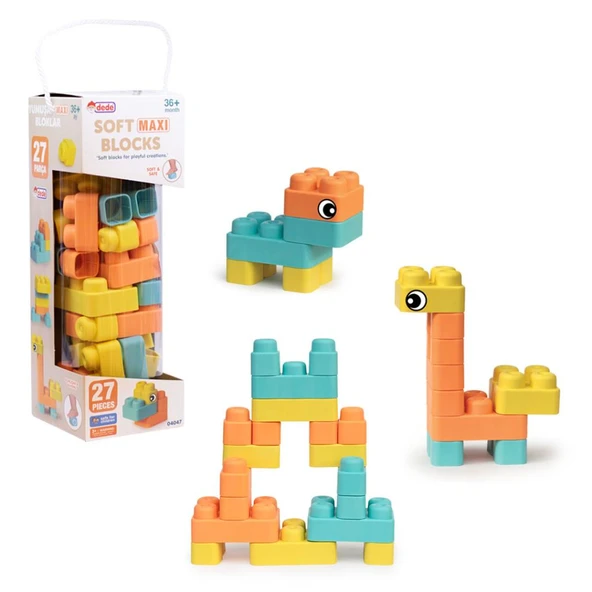 Dede Oyuncak   Soft Maxi Bloklar 27 Parça 04047