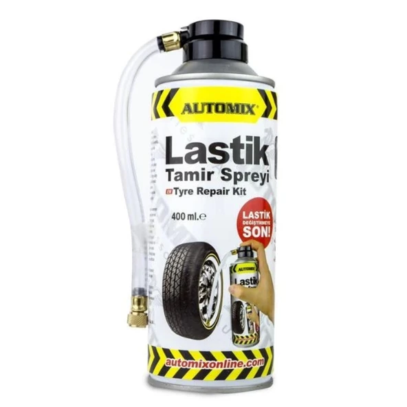 AUTOMİX Lastik Tamir Spreyi - 400 ML