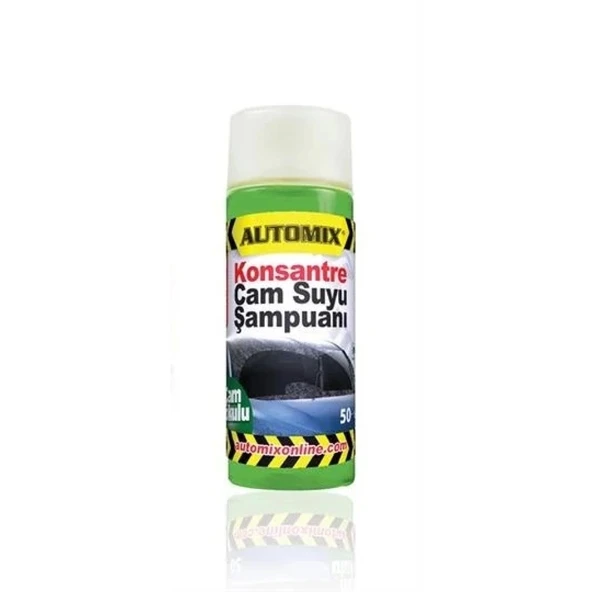 AUTOMİX 50 ml Cam Suyu Şampuanı - Çam Kokulu