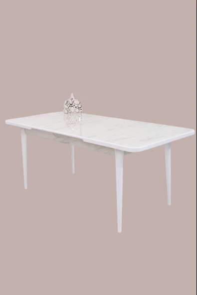 Duru MDF Lak Panel Açılır Yemek Mutfak Masası 90x160 - 6